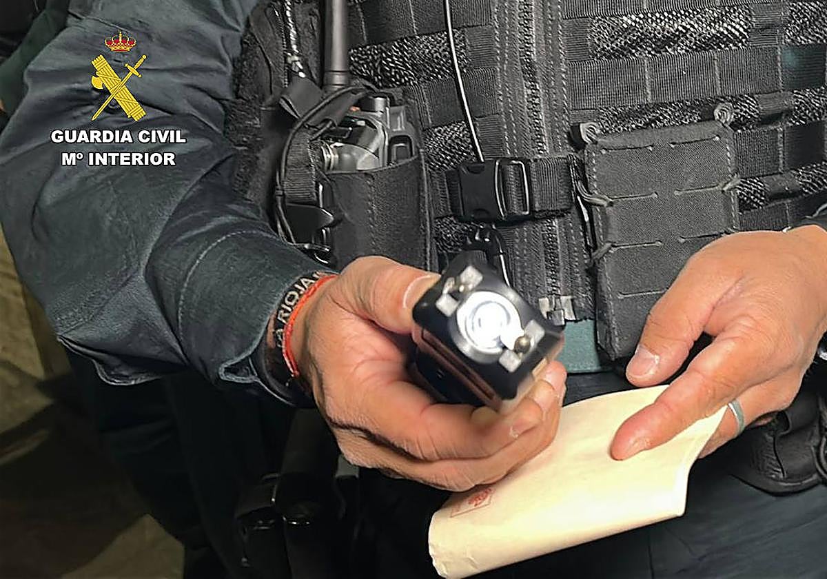 Las imágenes del operativo de la Guardia Civil en Alfaro