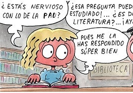 Los nervios de los estudiantes por la PAU, según Tris