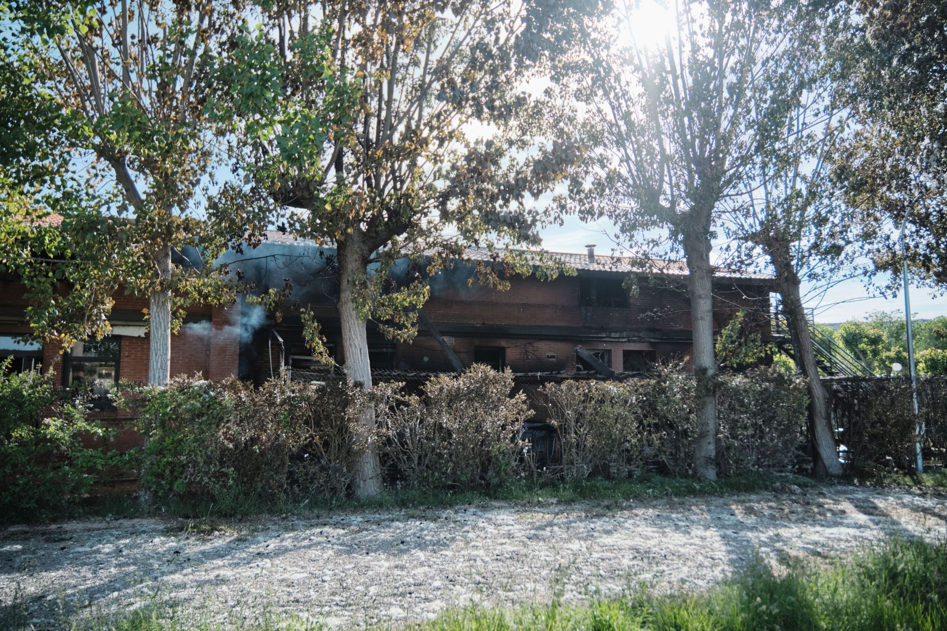 Las imágenes del incendio del camping de Navarrete