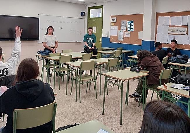 Intervención en un aula.