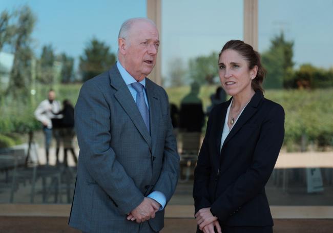Fernando Salamero y Raquel Pérez, este jueves.