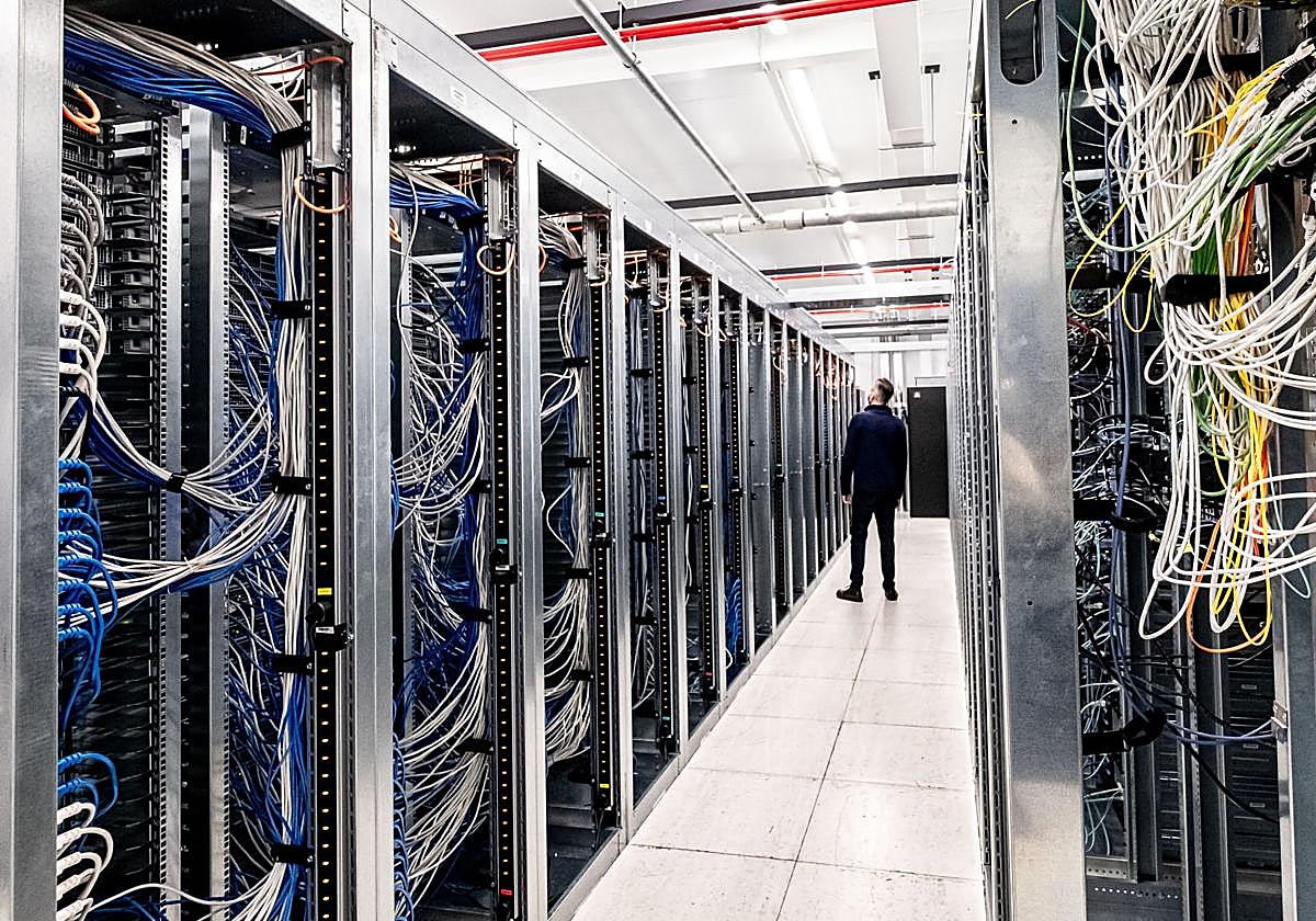 Un centro de datos de la riojana Arsys.