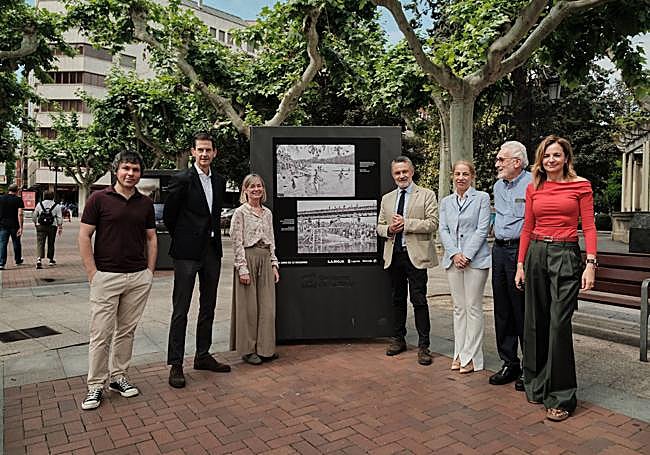 Carlos Traspaderne, Goyo Ezama, Teresa Cobo, Conrado Escobar, María Cadarso, Francisco Achiaga y Estrella Domínguez.