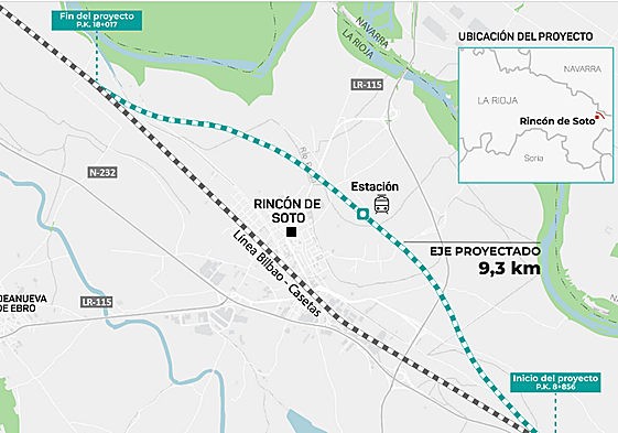 Adjudicados 21,3 millones de euros para el control del tráfico ferroviario en la Variante de Rincón de Soto