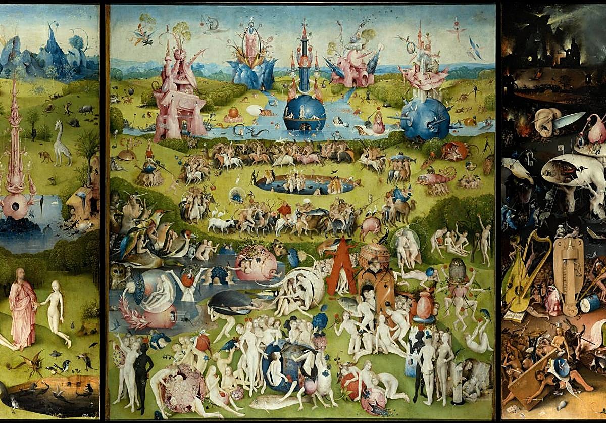 'El jardín de las delicias' del Bosco (1490-1500).