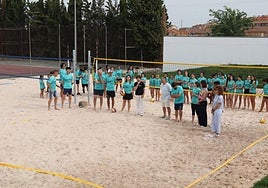 Jornada inaugural de la ampliación de las pistas de vóley playa.