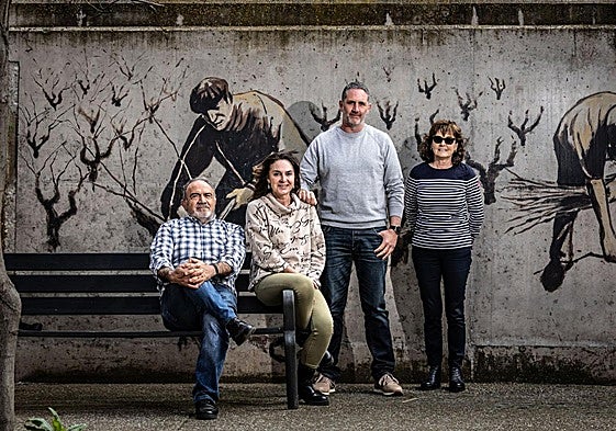 Damián Sáenz Angulo, Sonia Rodríguez, Enrique Artacho y Ángela Iruzubieta.