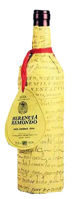 El vino de Álvaro Palacos | Herencia Remondo Gran Reserva 94