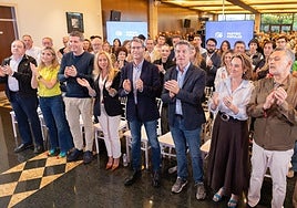 Imágenes de la visita del líder del PP a Logroño