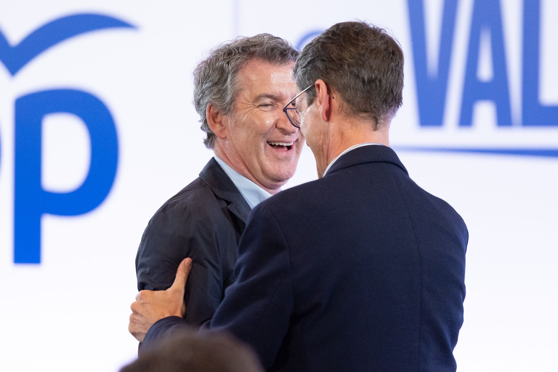 Imágenes de la visita del líder del PP a Logroño