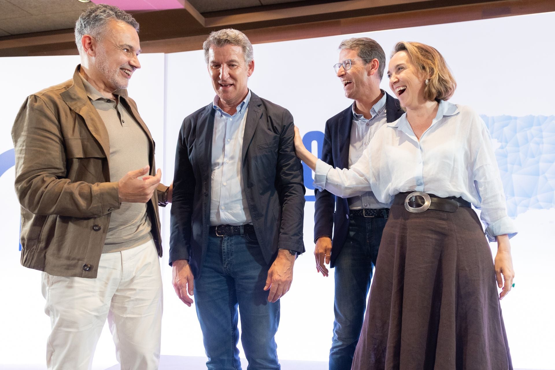 Imágenes de la visita del líder del PP a Logroño