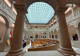 Pleno del Parlamento de La Rioja, en su sesión de este miércoles
