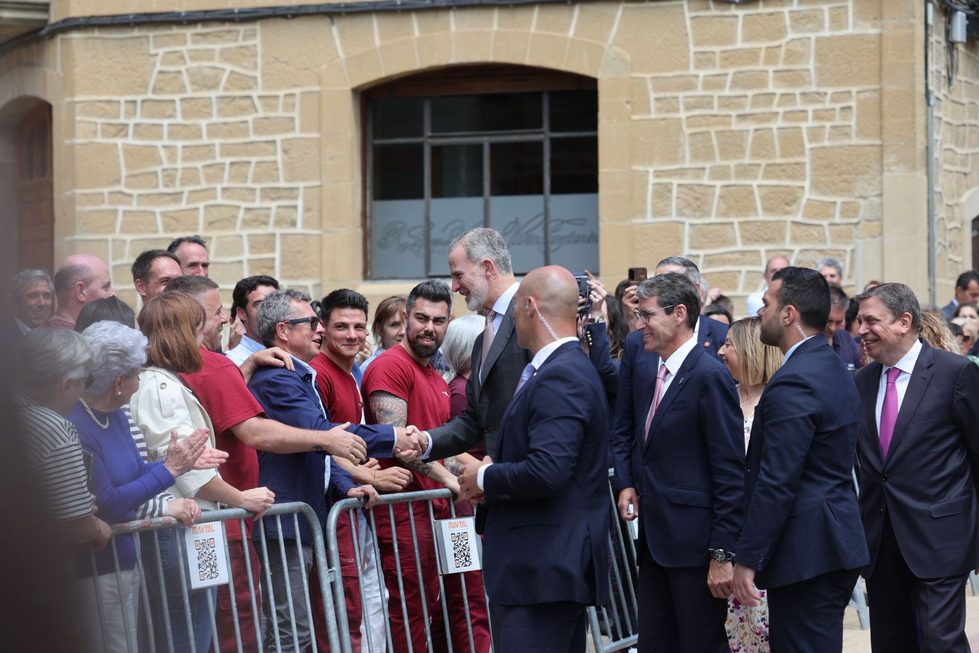 El rey Felipe VI visita Haro por el centenario de la DOCa Rioja