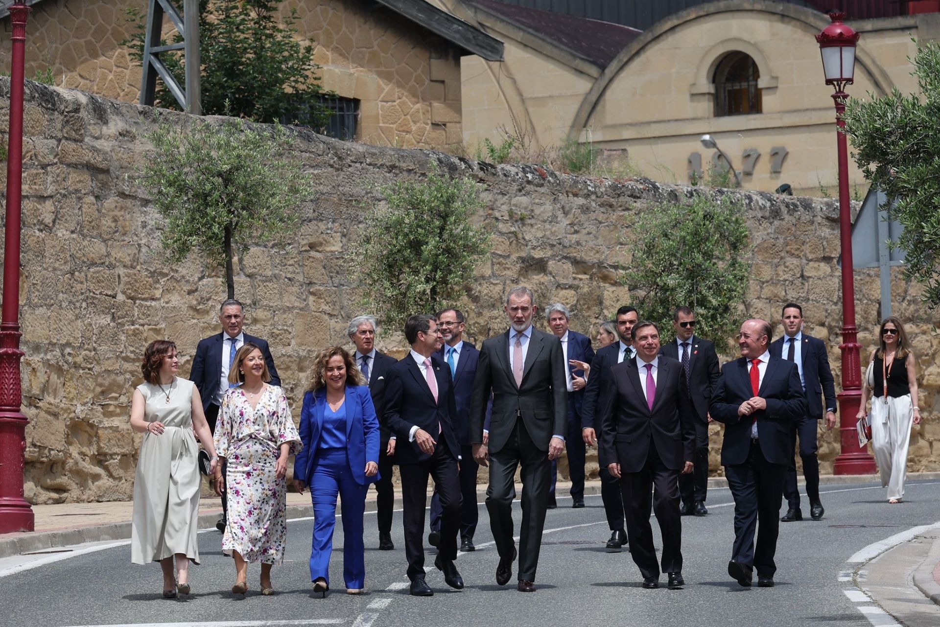 El rey Felipe VI visita Haro por el centenario de la DOCa Rioja