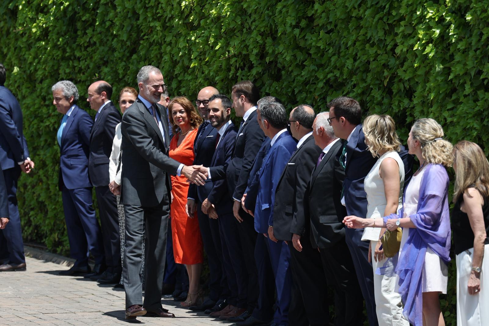 Las imágenes de la visita del Rey a Marqués de Riscal