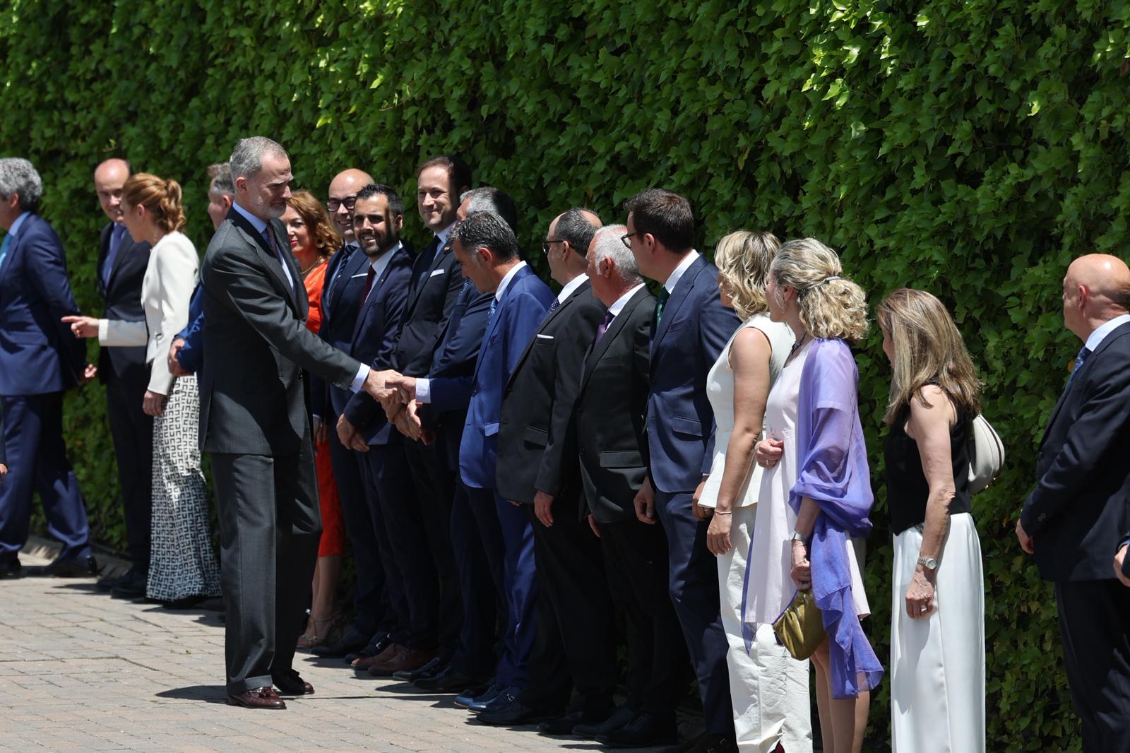 Las imágenes de la visita del Rey a Marqués de Riscal