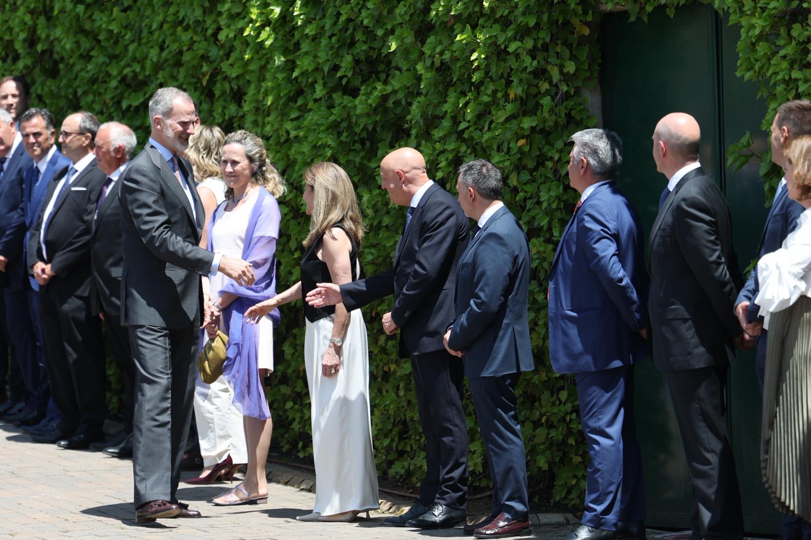 Las imágenes de la visita del Rey a Marqués de Riscal