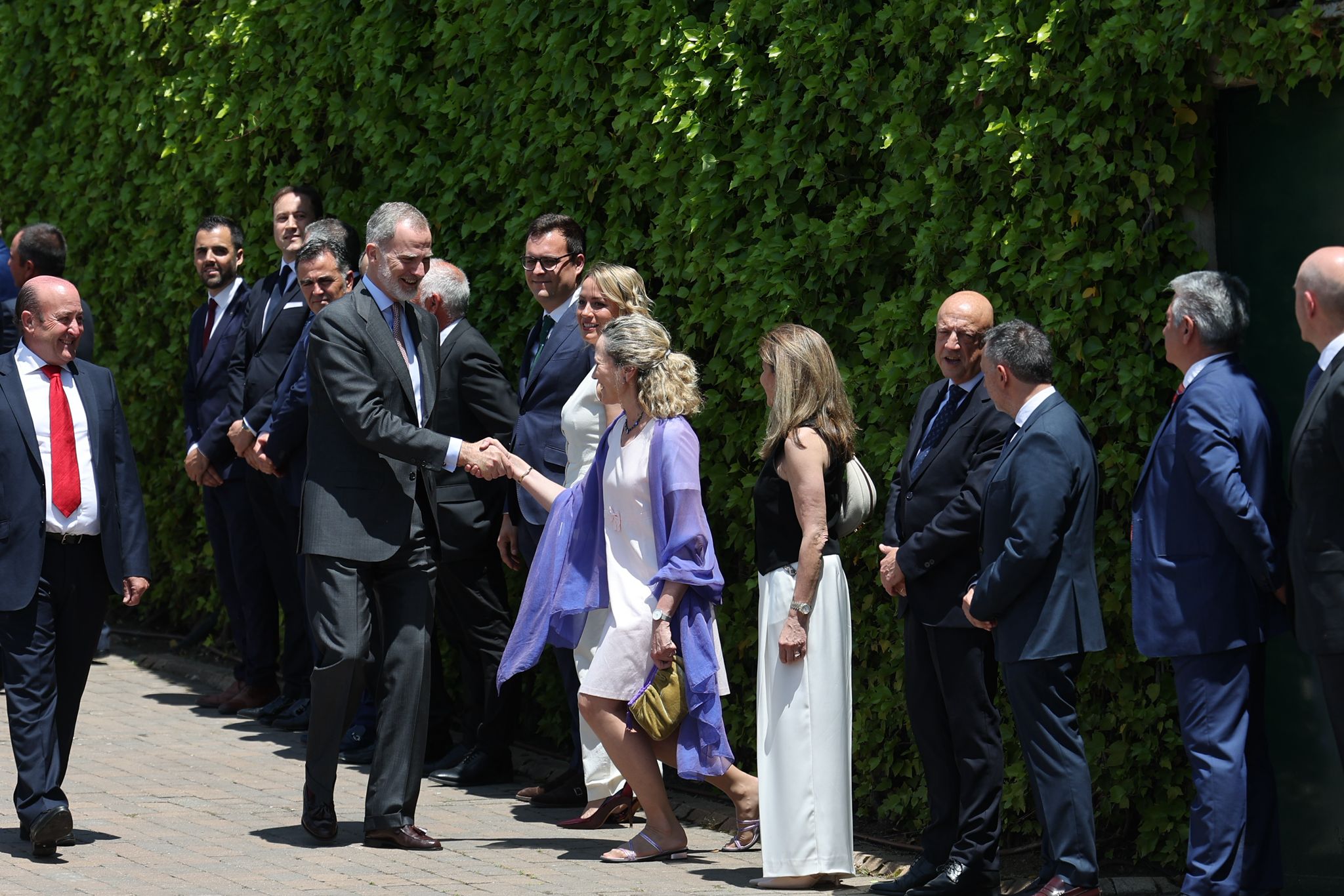 Las imágenes de la visita del Rey a Marqués de Riscal