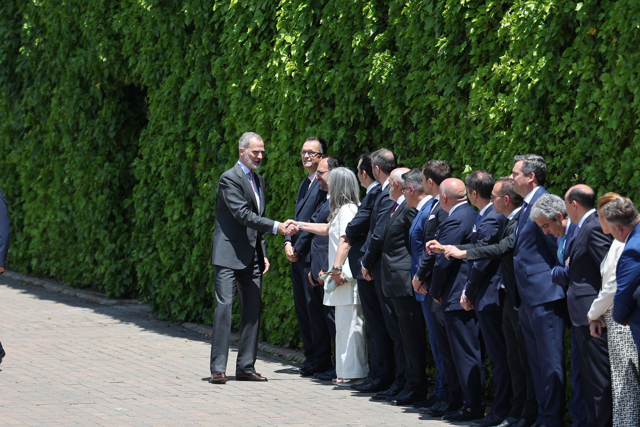 Las imágenes de la visita del Rey a Marqués de Riscal