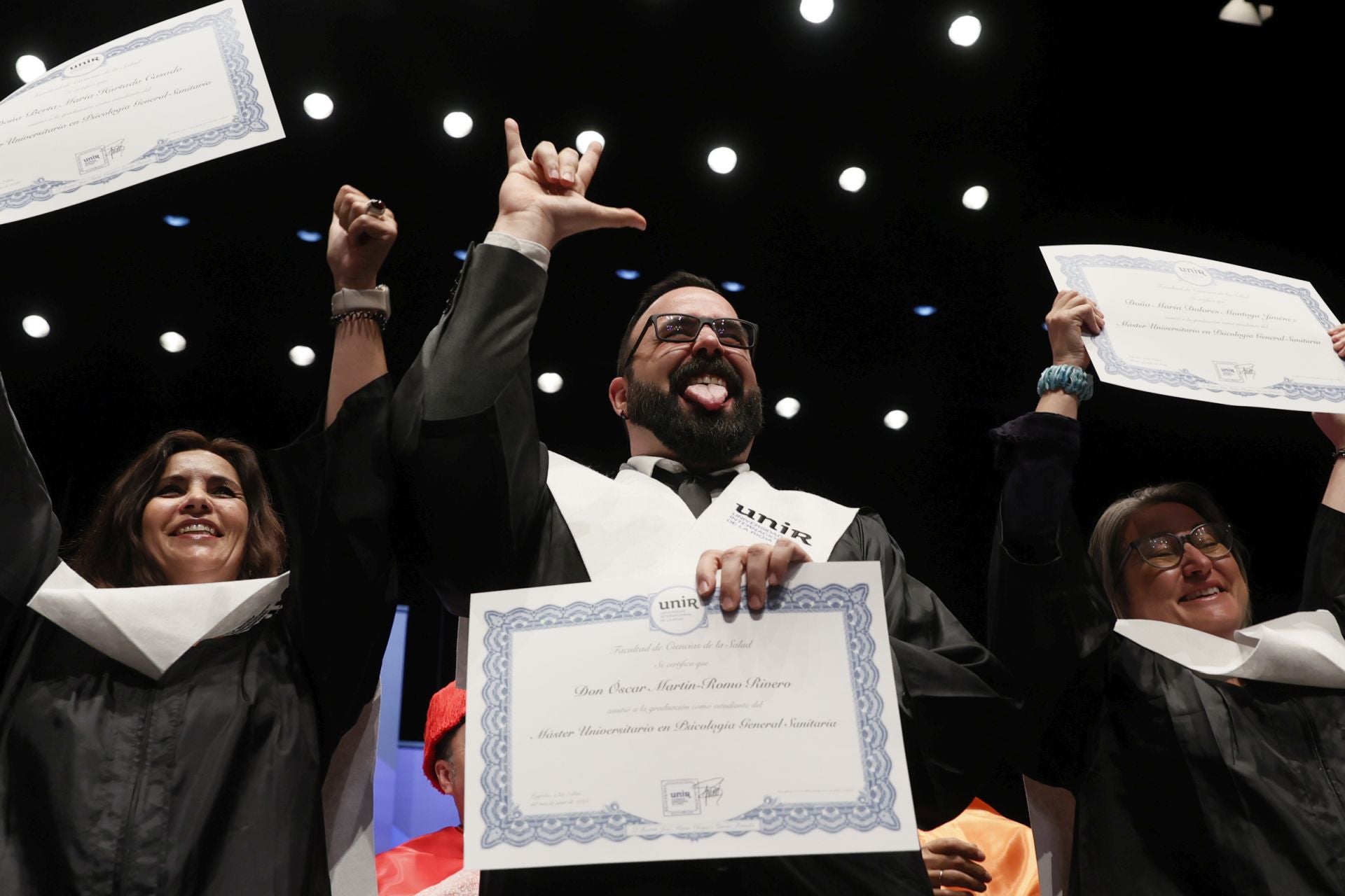 Las graduaciones de UNIR de este sábado