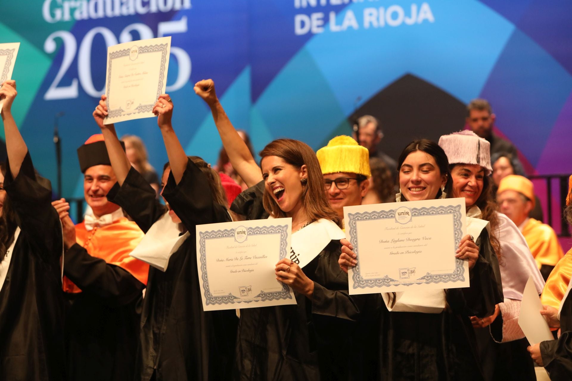 Las graduaciones de UNIR de este sábado