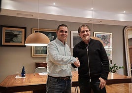 Gustavo Sáenz y Raúl Ruiz, el día que unieron sus candidaturas.