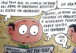 El reparto del pez en San Bernabé, según Tris