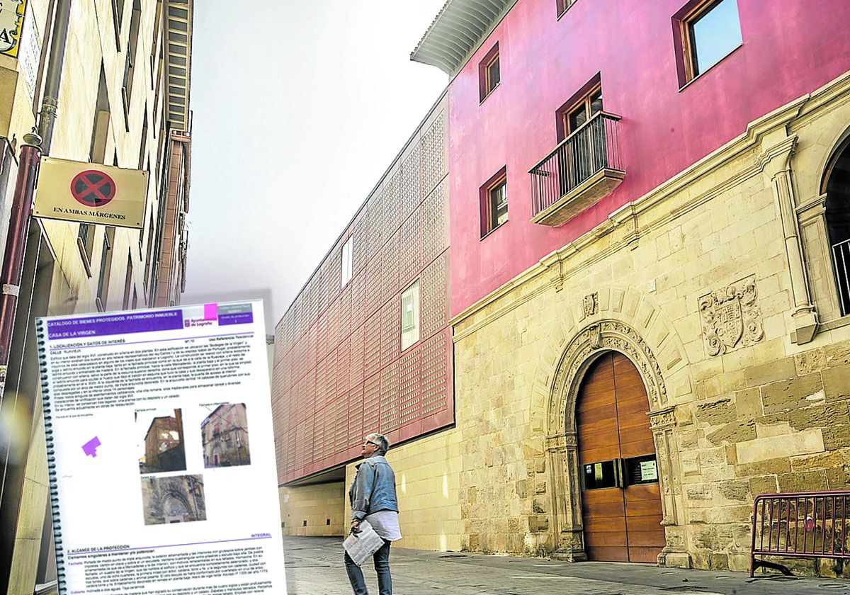 Ruavieja 16; Casa de la Virgen... sin referencia alguna al CCR. «Se encuentra actualmente en obras de restauración», dice un catálogo totalmente desactualizado.