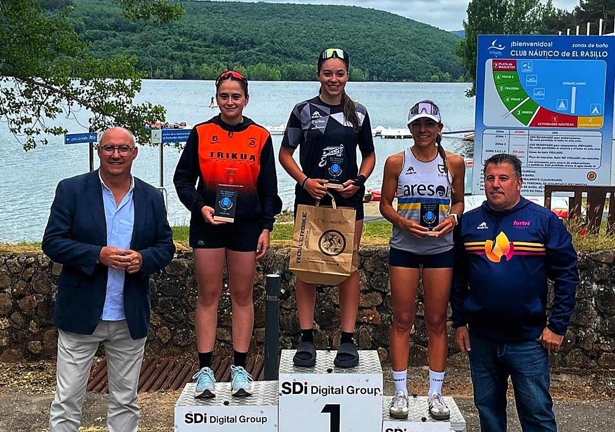 Podio femenino en El Rasillo.
