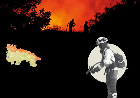 El monte afronta «lleno de combustible» un verano de muy alto riesgo de incendios