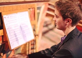 El joven organista catalán Joan Seguí Mercadal, titular de la barcelonesa Nuestra Señora del Mar.