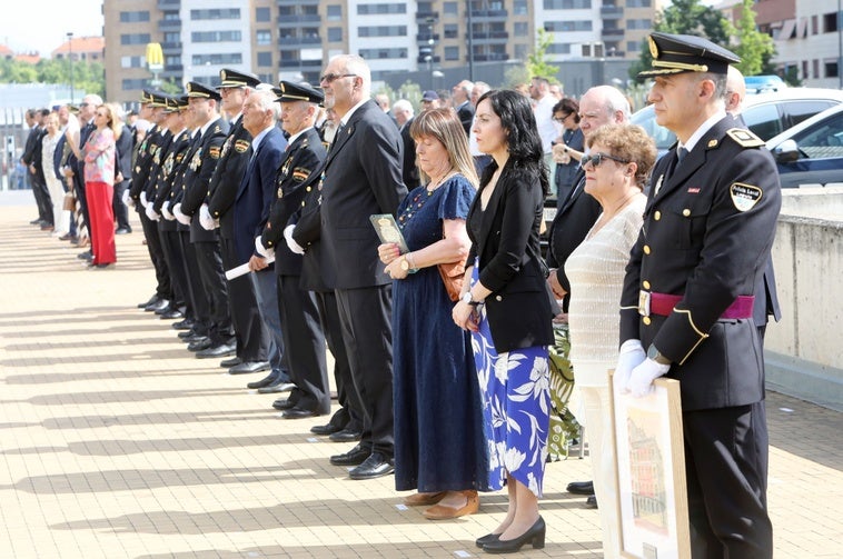 Un momento del acto celebrado este jueves en la Jefatura Superior de Policía Nacional.