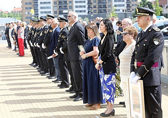 Un momento del acto celebrado este jueves en la Jefatura Superior de Policía Nacional.