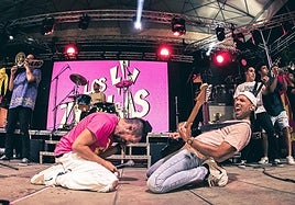 Los Zigalas, en concierto.