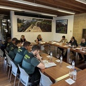 Reunión de la junta de seguridad, en Haro.