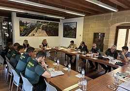Reunión de la junta de seguridad, en Haro.