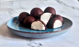 Bombones helados de coco