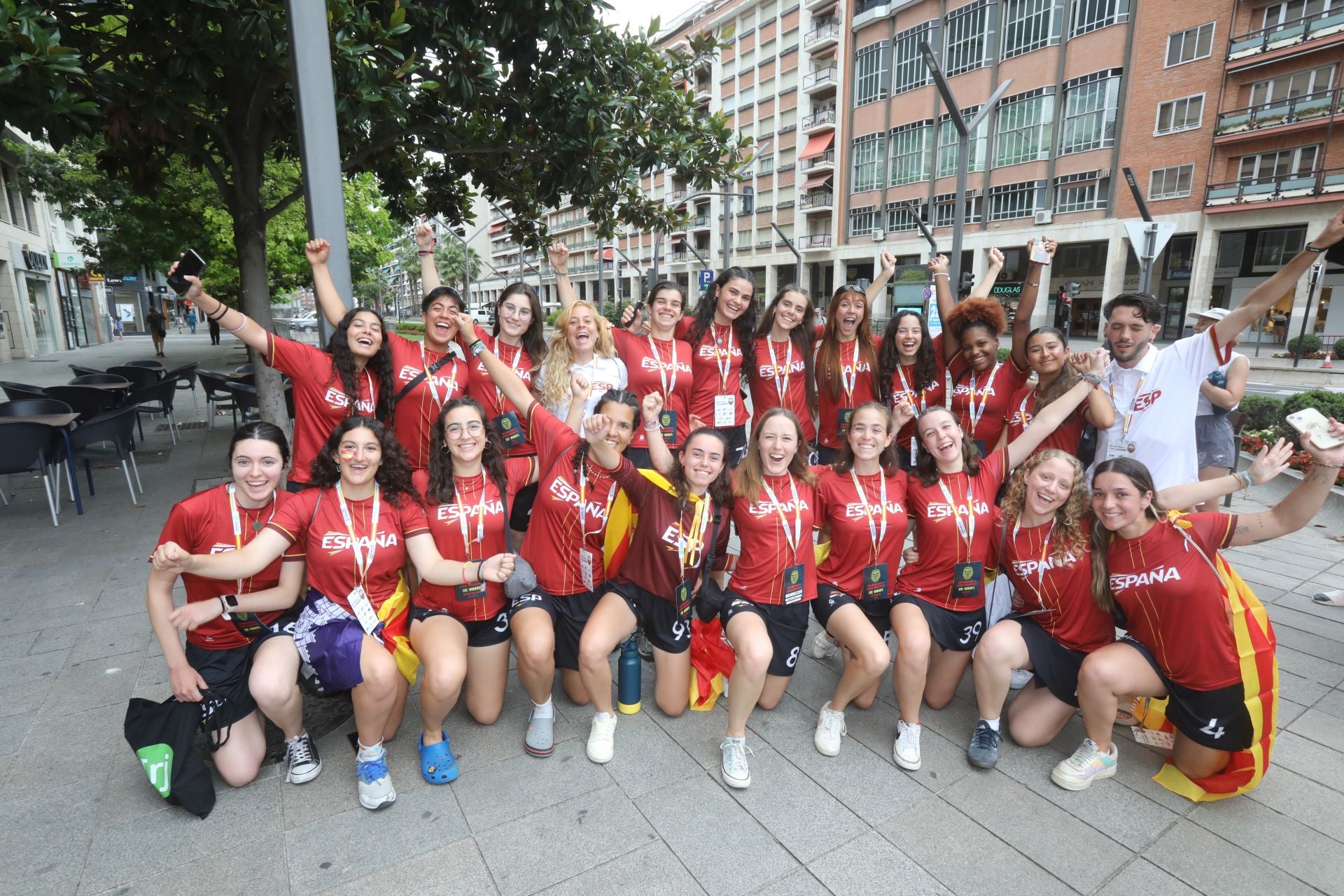 El desfile de las selecciones abre el Mundial de Frisbee