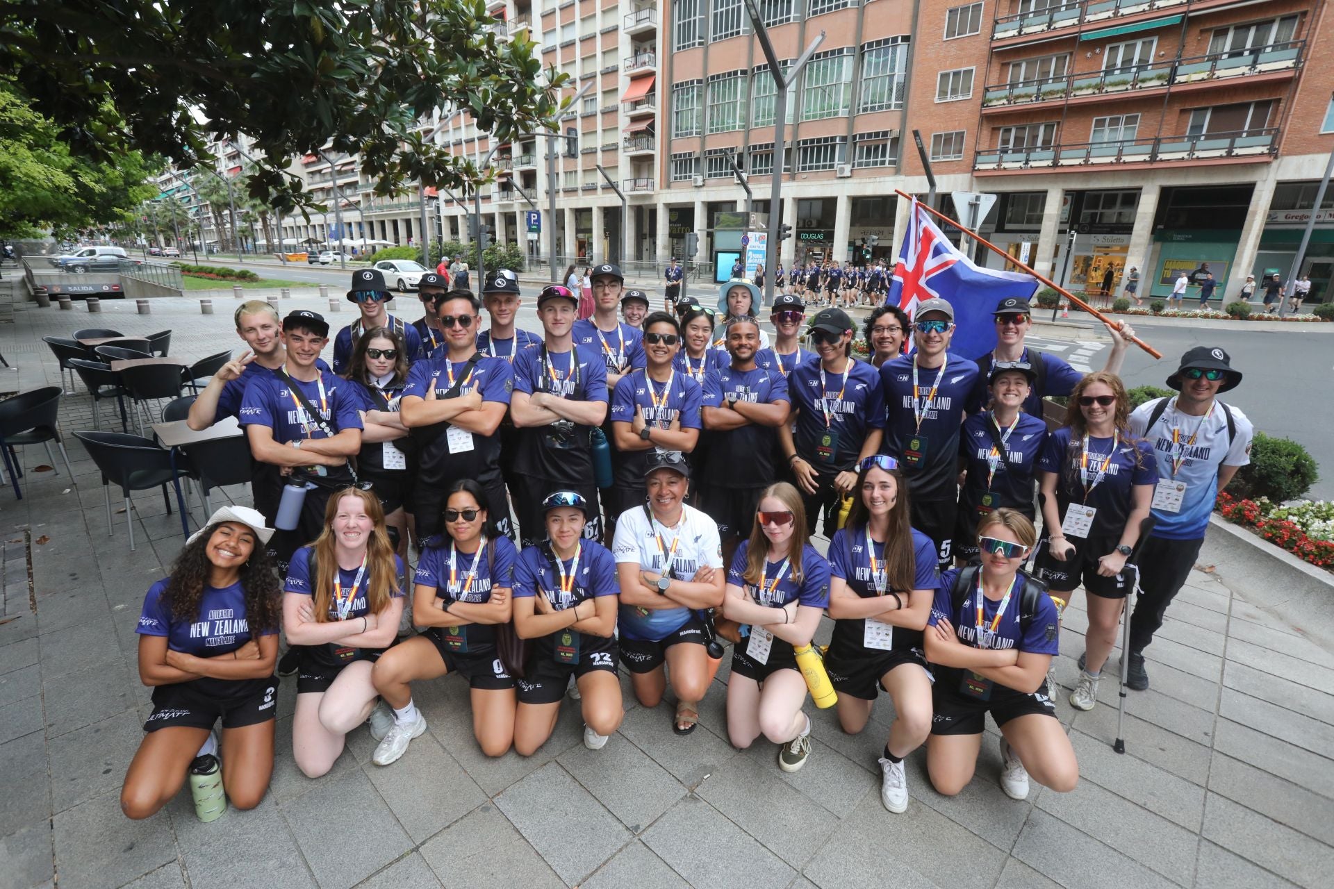 El desfile de las selecciones abre el Mundial de Frisbee
