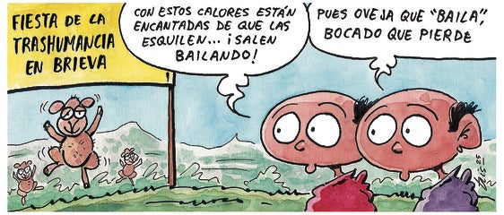 La fiesta de la trashumancia de Brieva, según Tris