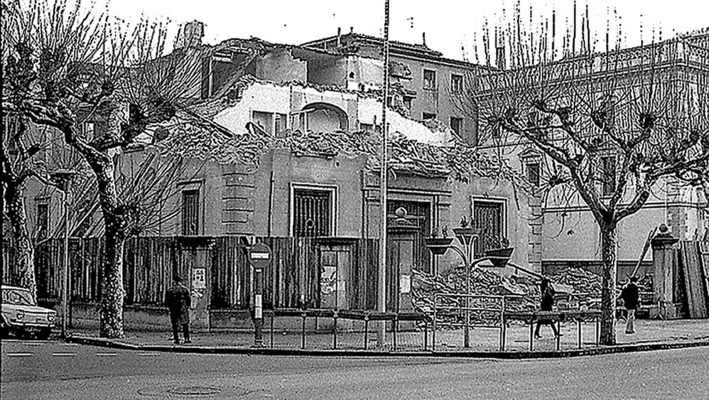 Imagen antes - El derribo del otro palacete