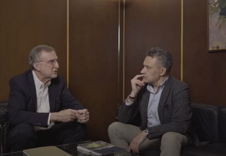 Conrado Escobar junto a José María Ezquiaga en una imagen de archivo.