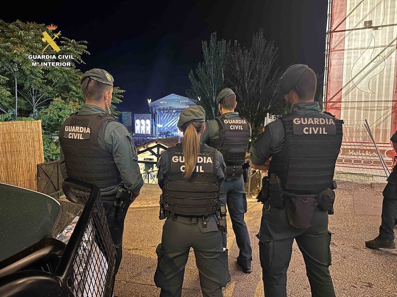 Las imágenes del operativo de la Guardia Civil en el Gran Reserva de Calahorra