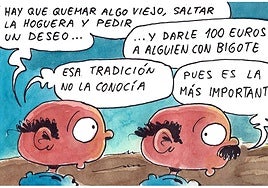 Las hogueras de San Juan, según Tris