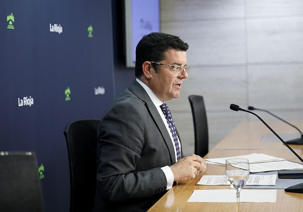 Alfonso Domínguez, portavoz del Ejecutivo regional.