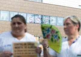 Dos trabajadoras del Centro de Salud Mental de Albelda.