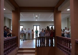 Gonzalo Capellán, ayer en la Casa de Cultura de Cervera.