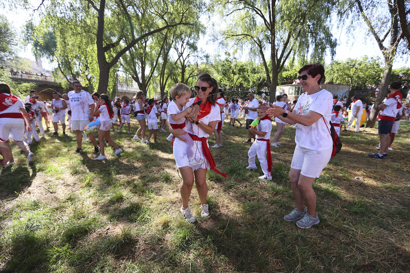 Las imágenes de la Batalla del Vino Infantil de Haro