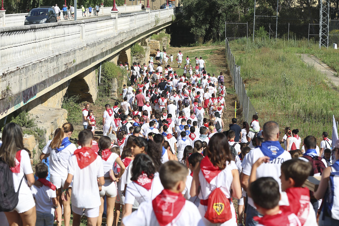 Las imágenes de la Batalla del Vino Infantil de Haro