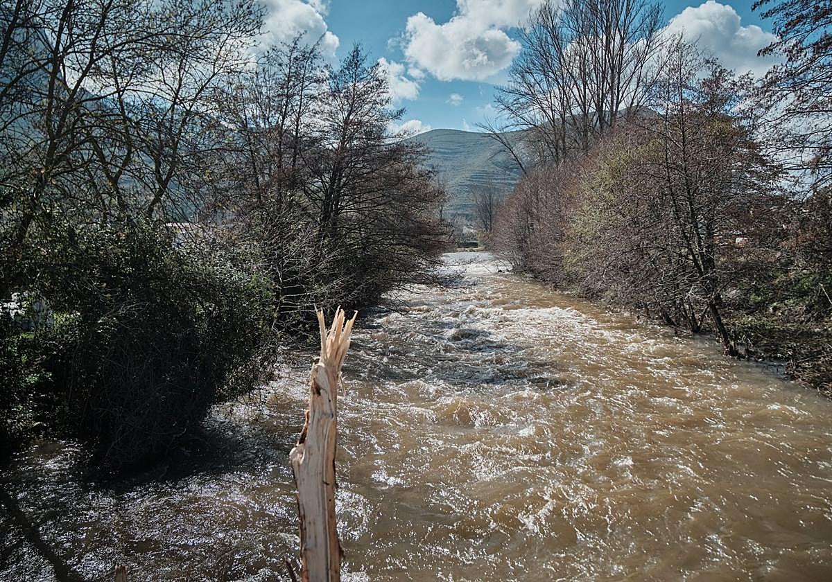 Río Iregua en el entorno de Islallana.